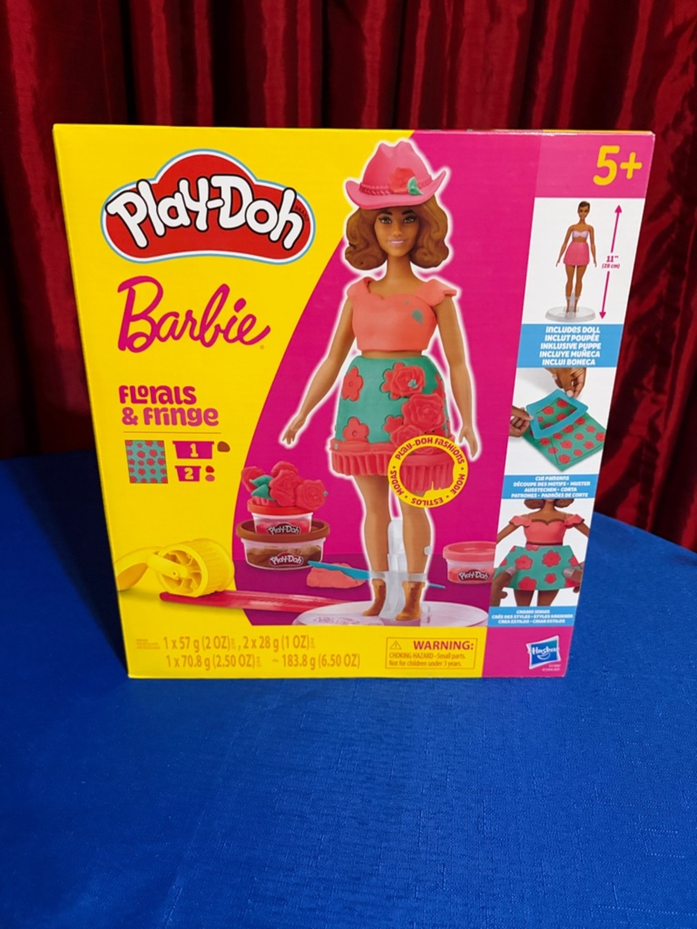 Barbie Play-Doh Fashion Set - Yellow, Pink, Teal, Red